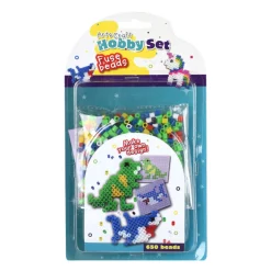 Strijkkralenset - Dinosaurus/Haai- New