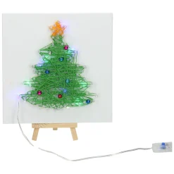 String Art Kerstboom met LED Lampjes- Hot