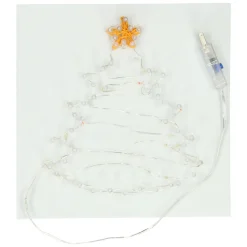 String Art Kerstboom met LED Lampjes- Hot