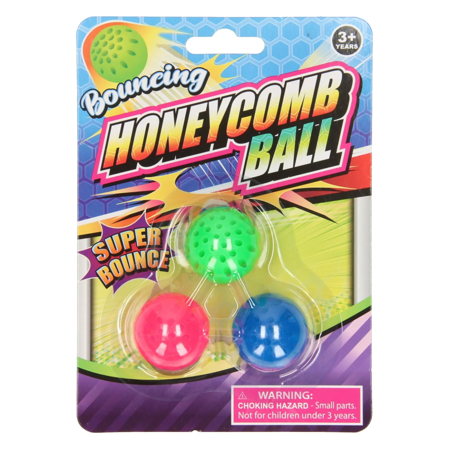 Stuiterbal Honeycomp, 3st.> Outlet