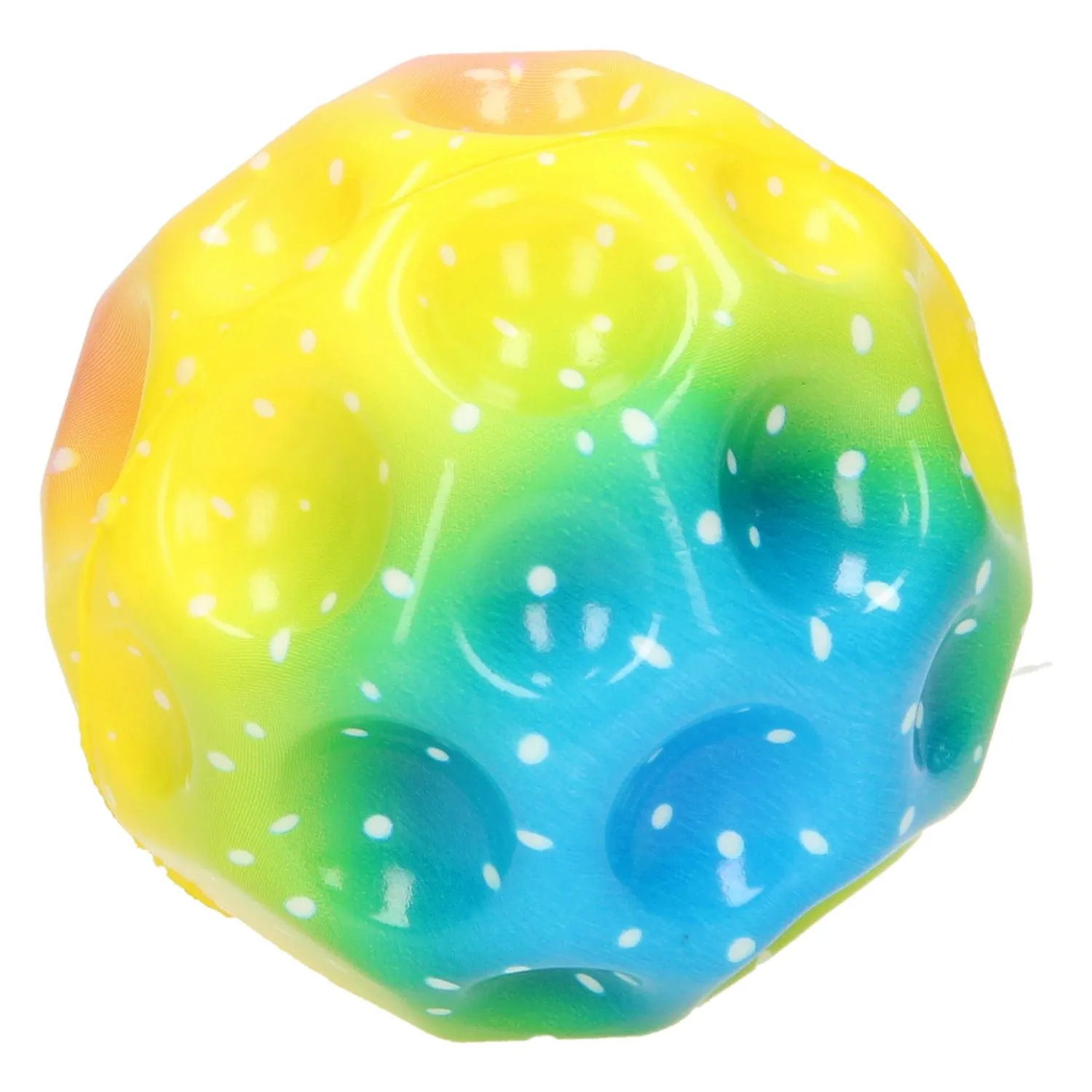 Stuiterbal Regenboog, 9cm> Clearance