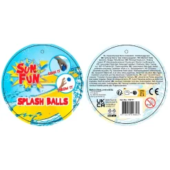 Sun Fun 12 Gekleurde Waterballen in Opbergtas, 6cm> Hot