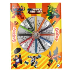 Super Color Kleurboek DC Super Friends met Potloden>Boek Specials Nederland BV New