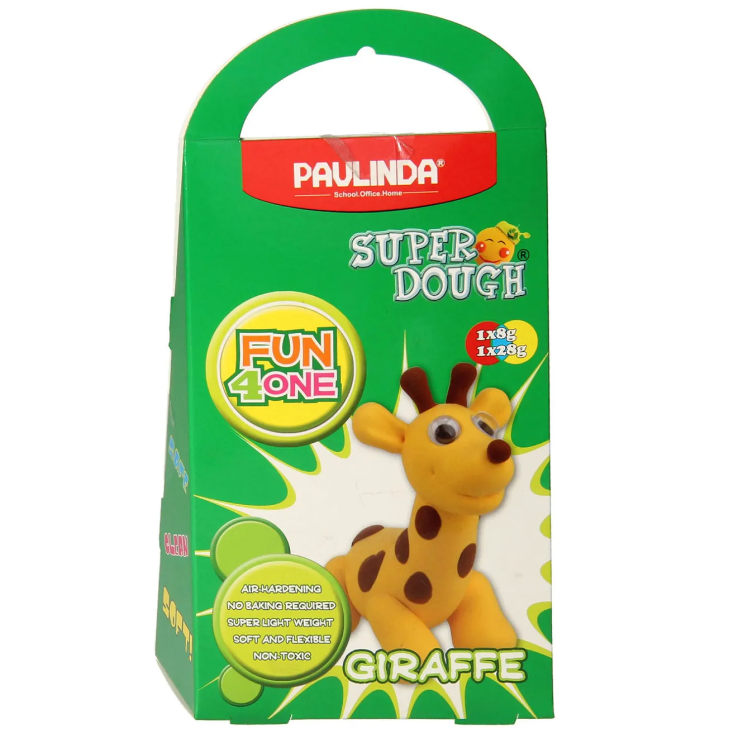 Paulinda Super Dough Diertje Kleien - 2 Kleuren Klei Hot