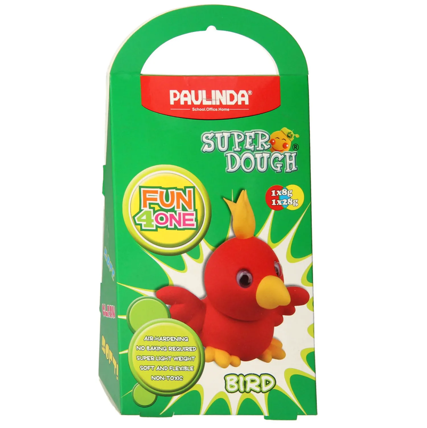 Paulinda Super Dough Diertje Kleien - 2 Kleuren Klei Hot