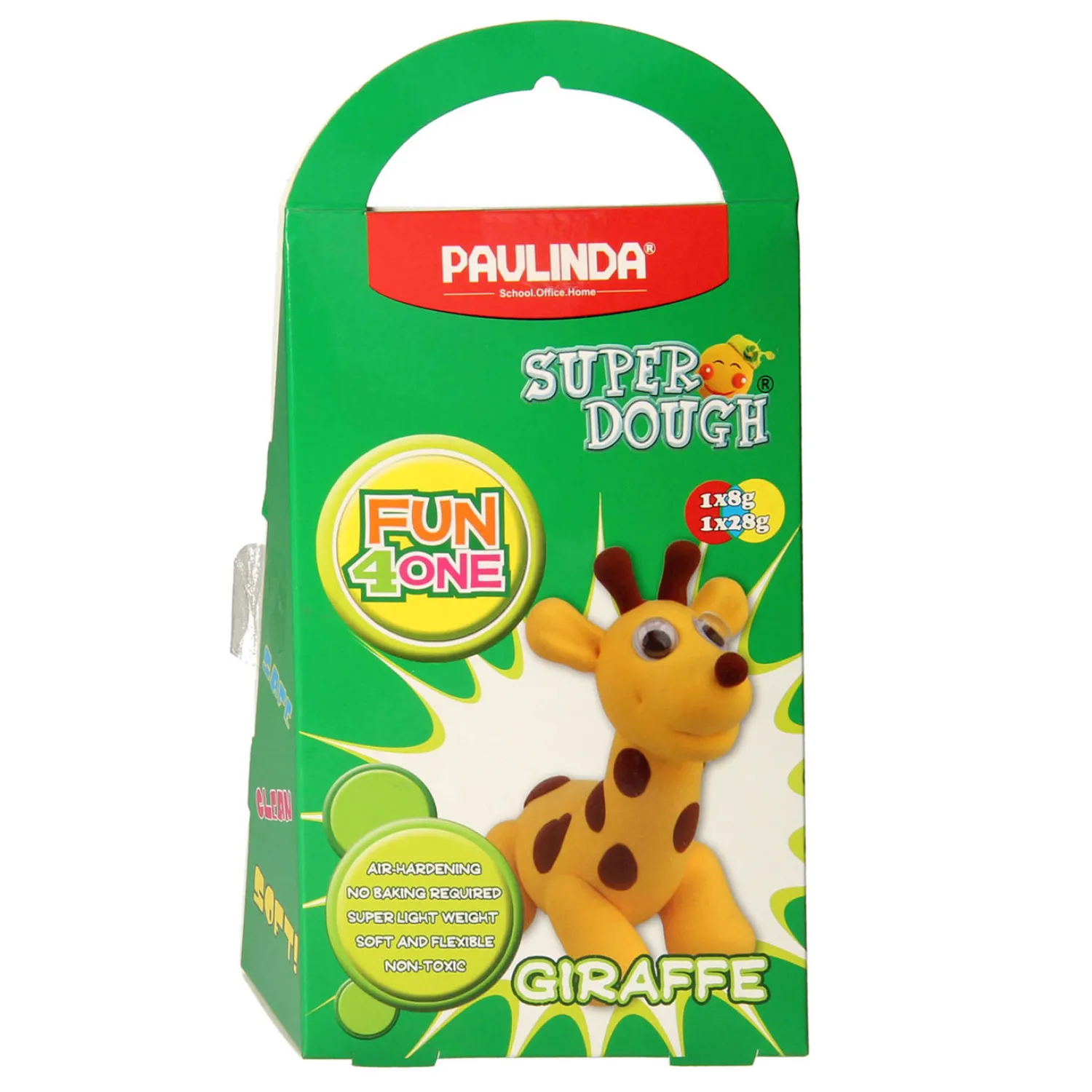 Paulinda Super Dough Diertje Kleien - 2 Kleuren Klei Hot