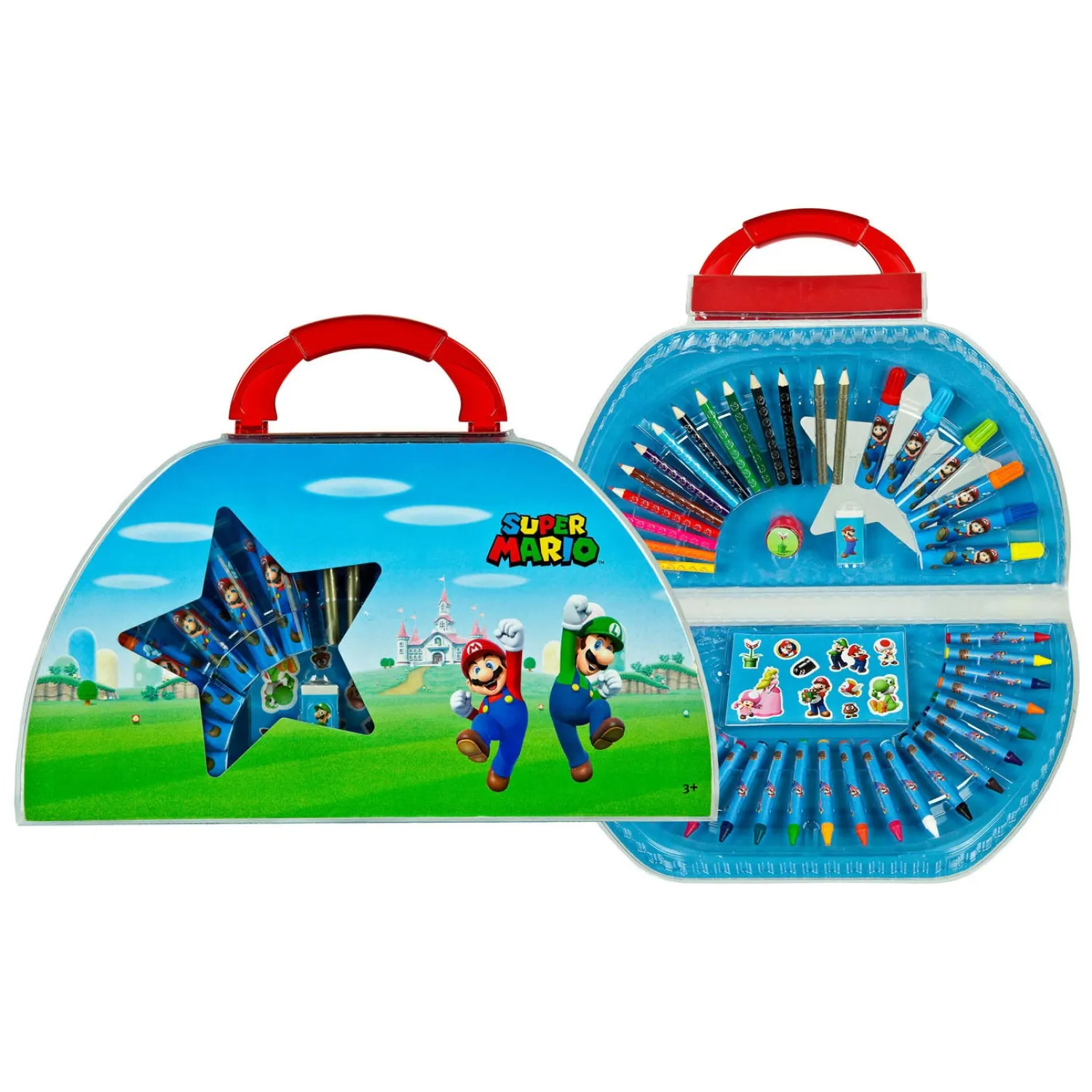 Super Mario Kleurkoffer, 51dlg.-Undercover Clearance