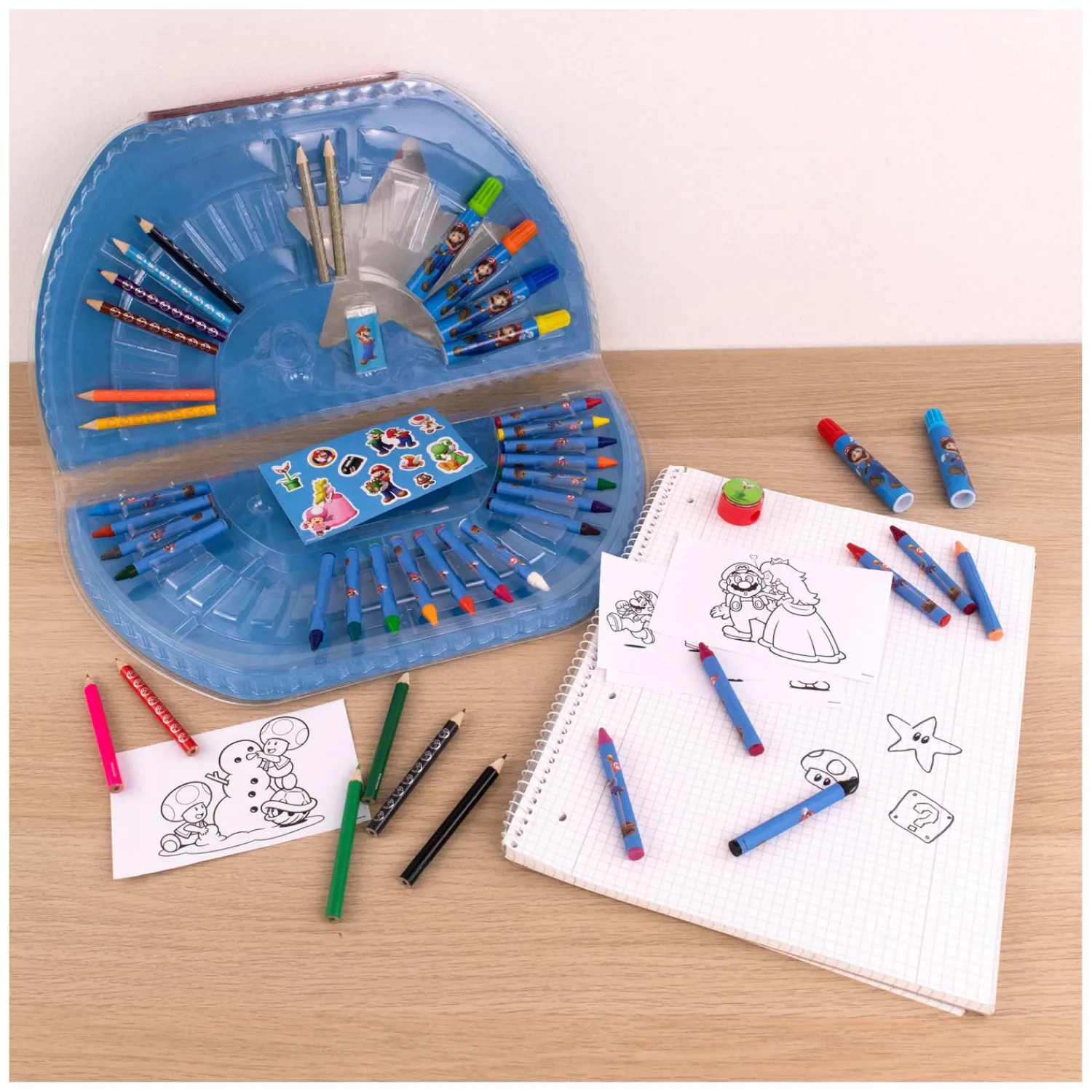 Super Mario Kleurkoffer, 51dlg.-Undercover Clearance