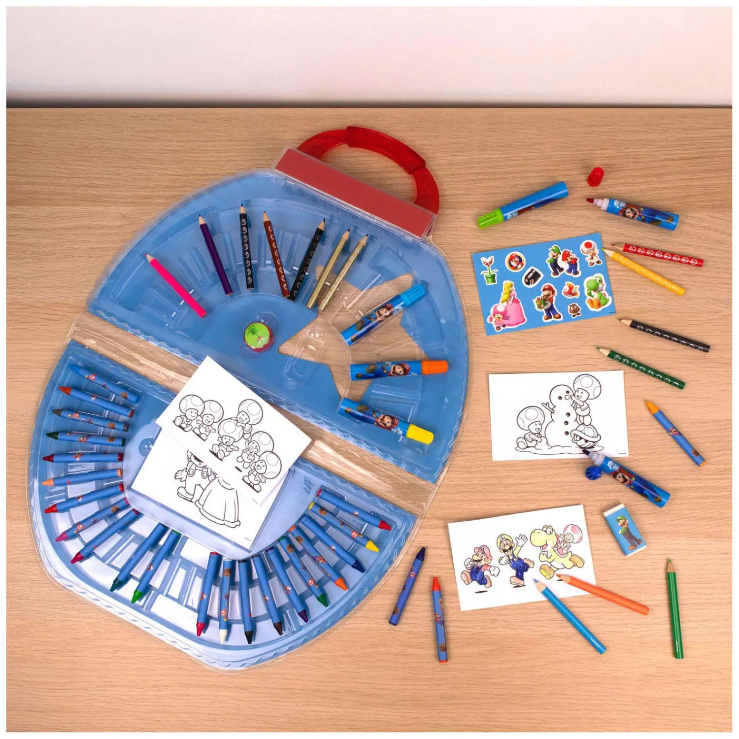 Super Mario Kleurkoffer, 51dlg.-Undercover Clearance