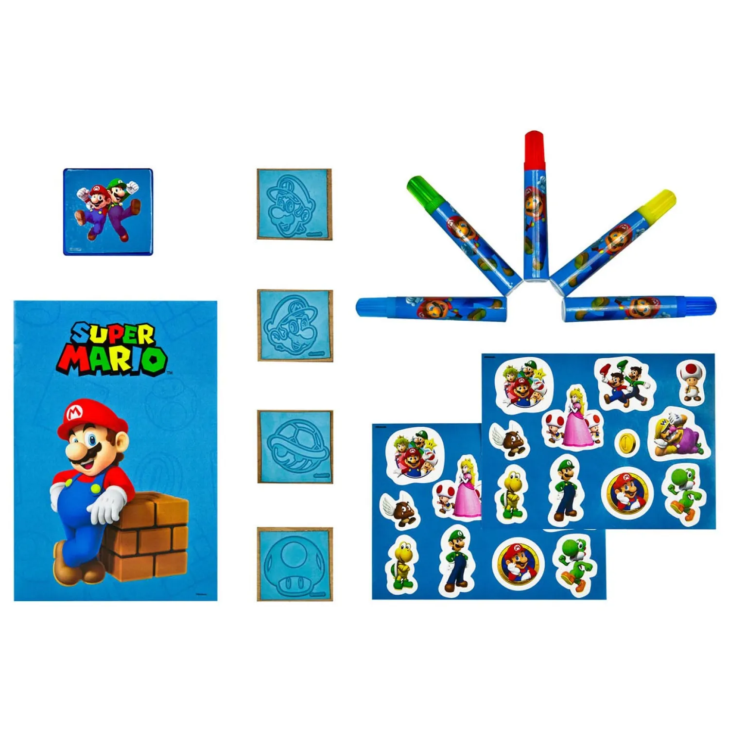 Undercover Super Mario Mega Stempelset Online