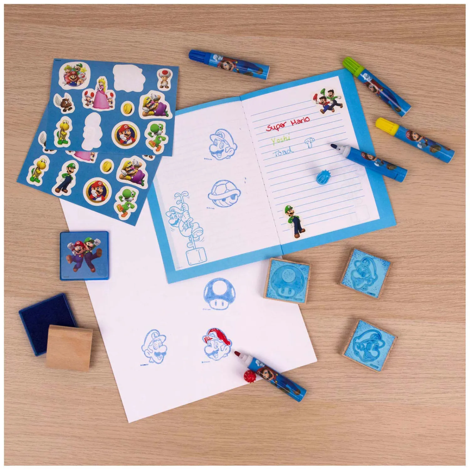 Undercover Super Mario Mega Stempelset Online