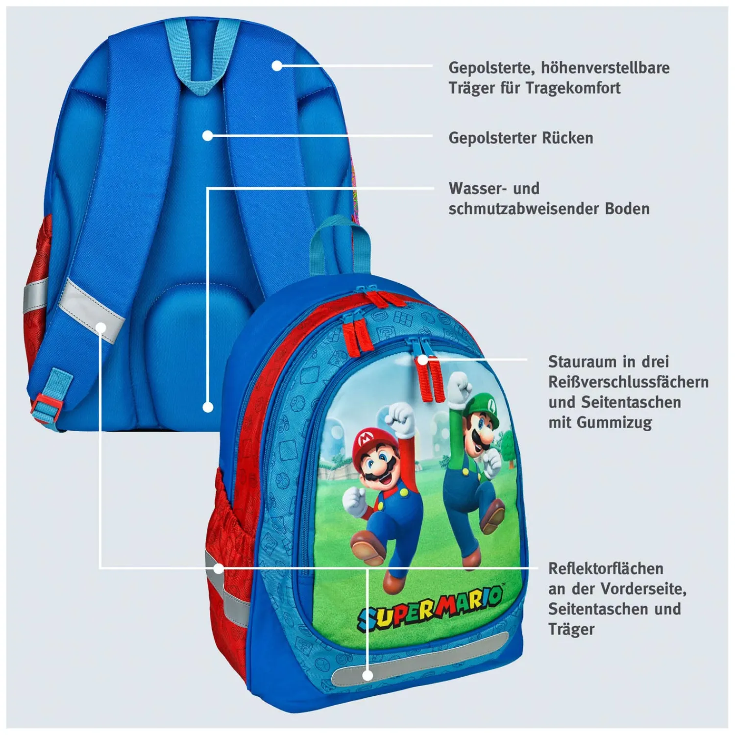 Super Mario Schoolrugzak-Undercover Online