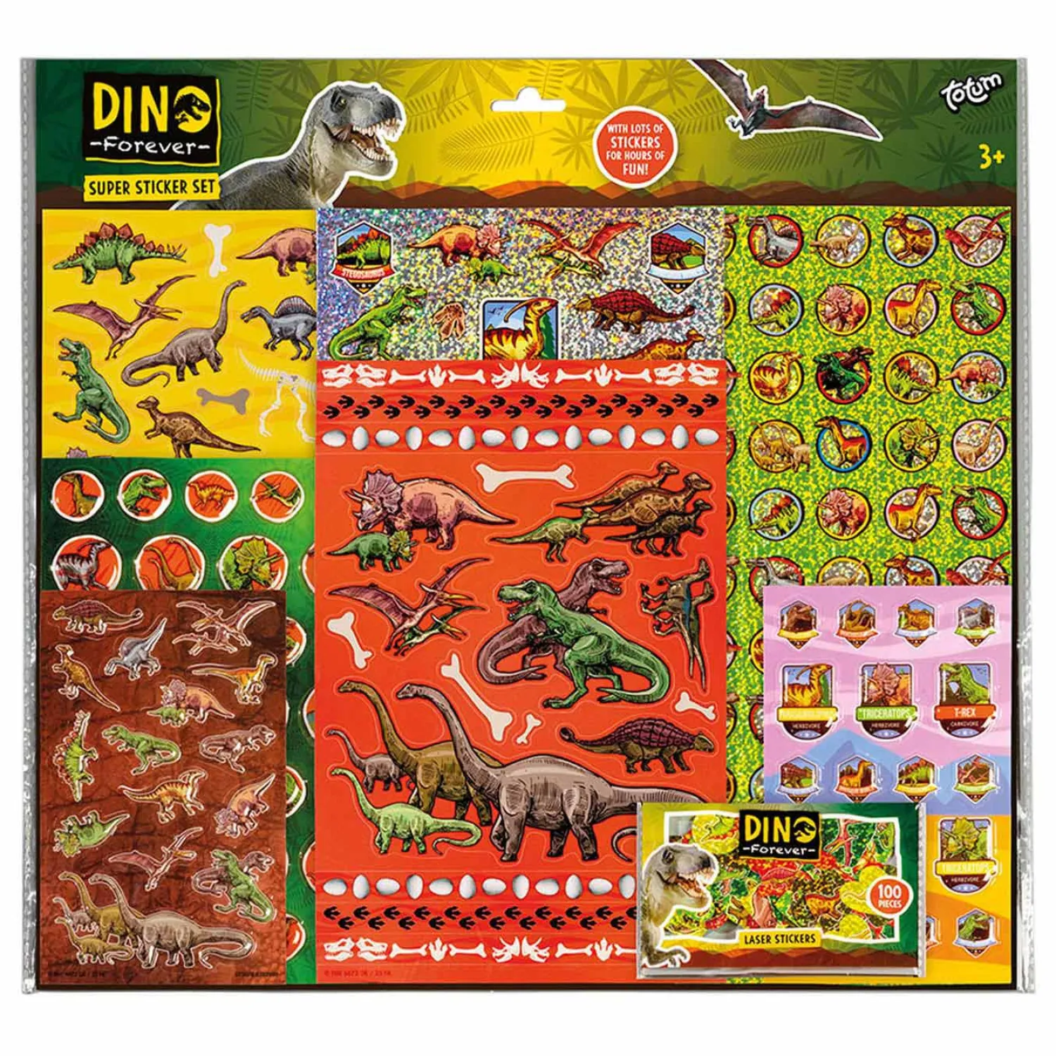 Totum Super Stickerset - Dino New
