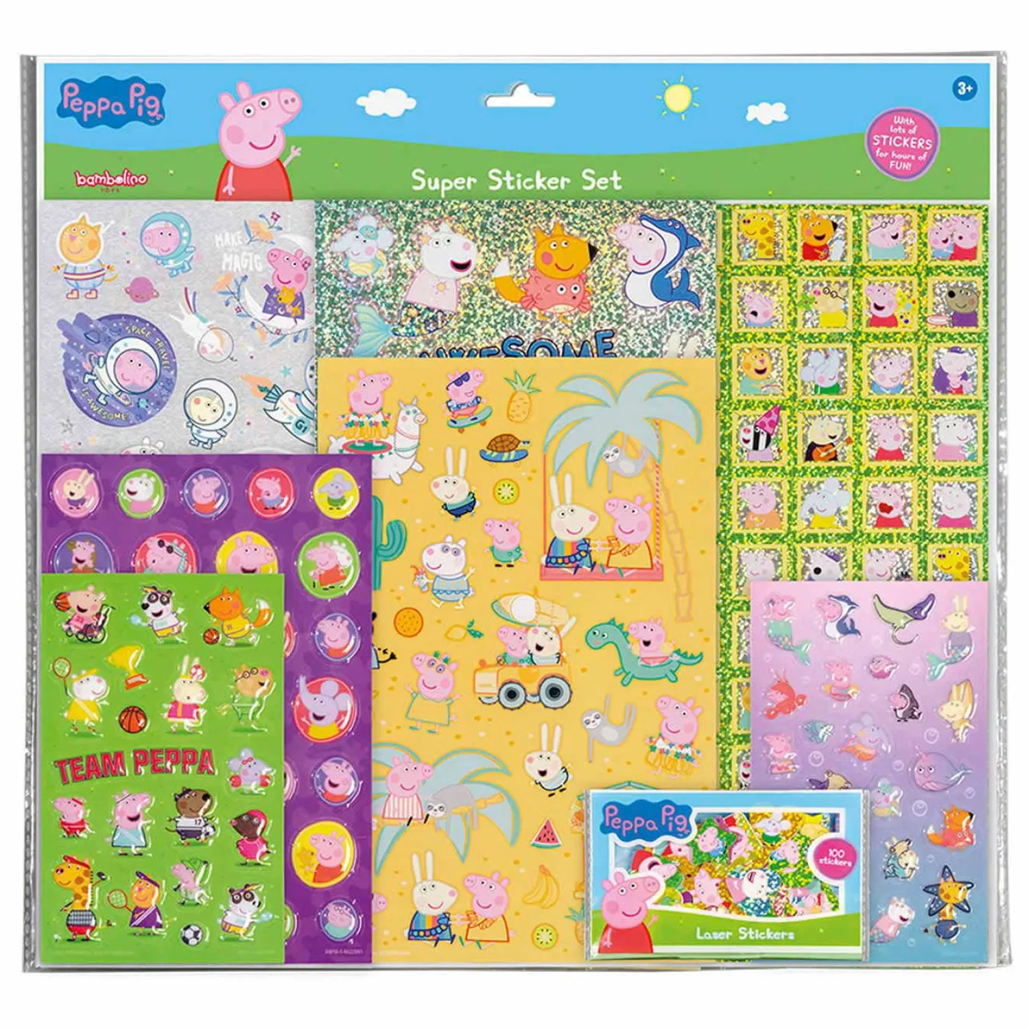 Bambolino Toys Super Stickerset - Peppa Pig New