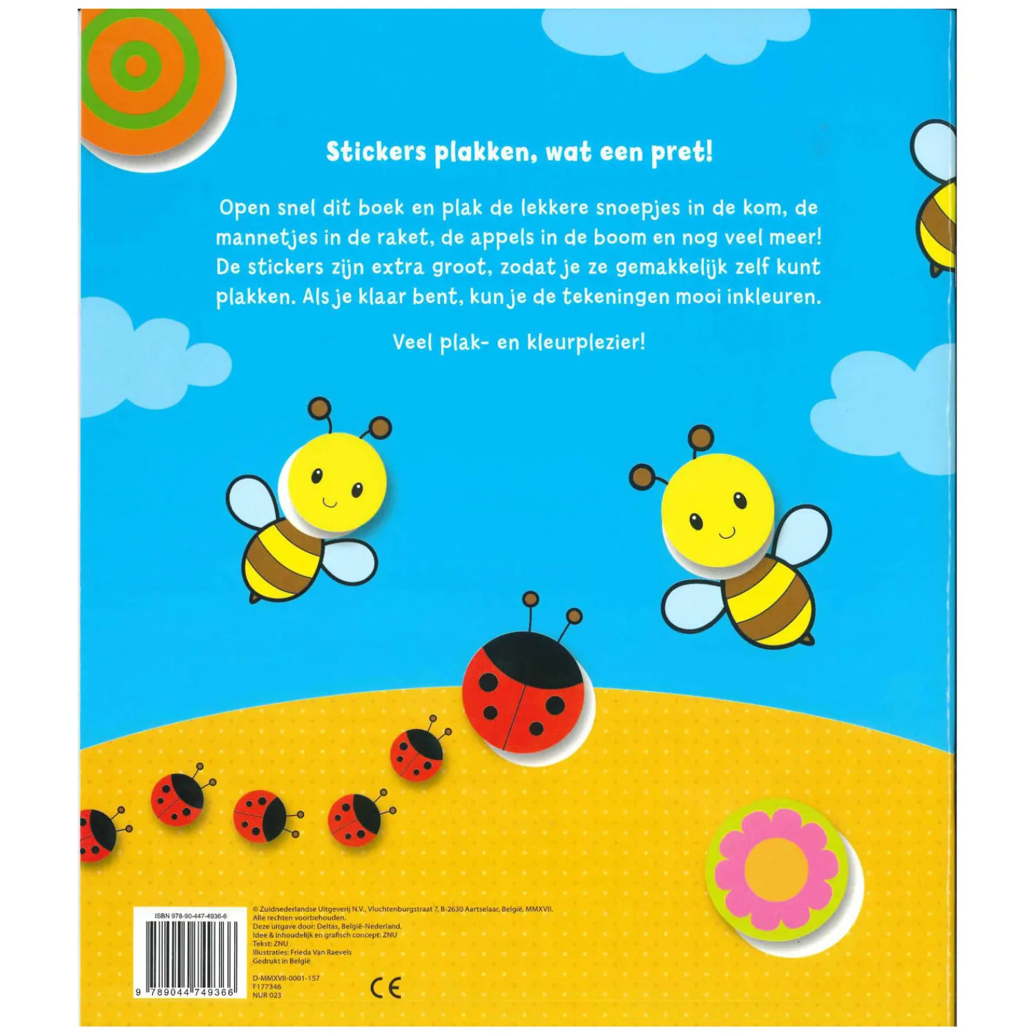 Deltas Superleuk Kleur- en Stickerboek voor de Allerkleinsten