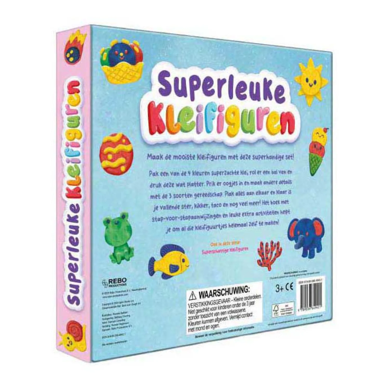 Superleuke Kleifiguren - 4 Kleuren Klei>Rebo Publishers Best