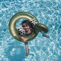 Swim Essenstials Zwembandjes Panter Beige, 0-2 jaar><noscript><img width=