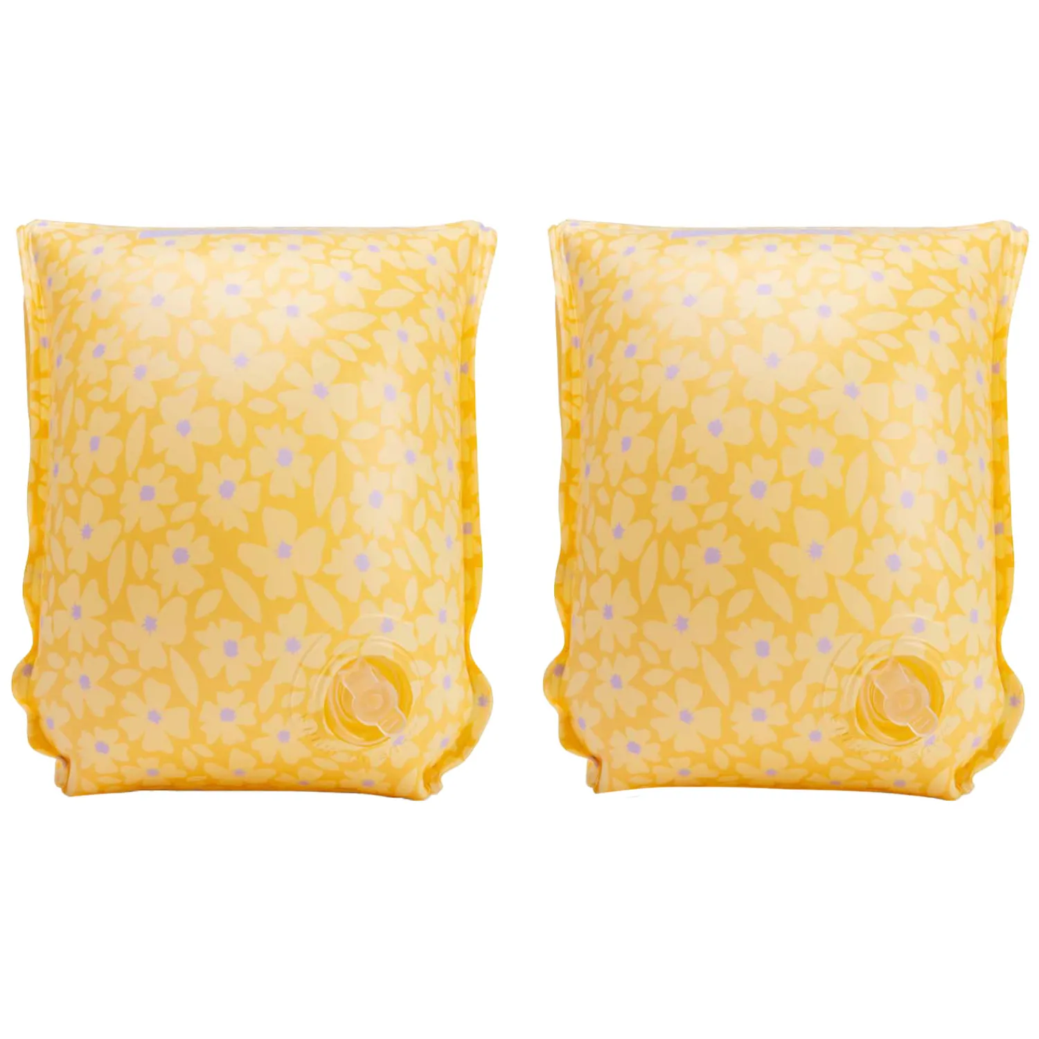 Swim Essentials - Florish Yellow Zwembandjes, 0-2 Jaar Outlet