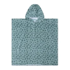 - Green Leopard Strandlaken/Poncho, 65x65cm-Swim Essentials Online
