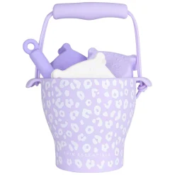 Swim Essentials - Leopard Lila Strandset Silicoon, 5dlg. Clearance