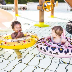 Baby Zwemzitje Roze Luipaard, 0-1 jaar><noscript><img width=