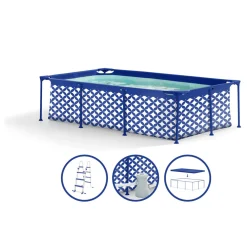 Swim Essentials Frame Zwembad Blauw, 260cm