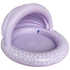 Kinderzwembad met Zonnescherm Luipaard Lila-Swim Essentials