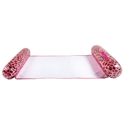 Swim Essentials Waterhangmat Panterprint Roze, 116cm Clearance