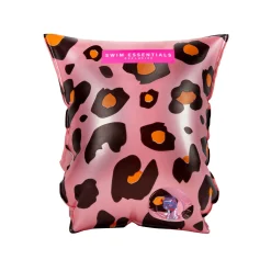 Swim Essentials Zwembandjes Panterprint Rose Goud, 2-6 jaar Clearance