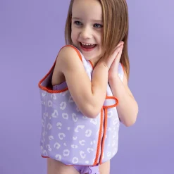 Zwemvest Lila Luipaard, 3-6 jaar-Swim Essentials Hot