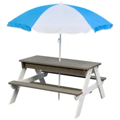 Kinderpicknicktafel Waterfun met Parasol>SwingKing