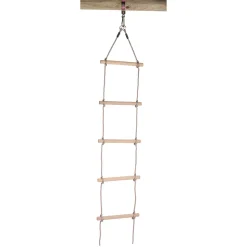 SwingKing Touwladder met Houten Treden, 190cm Hot