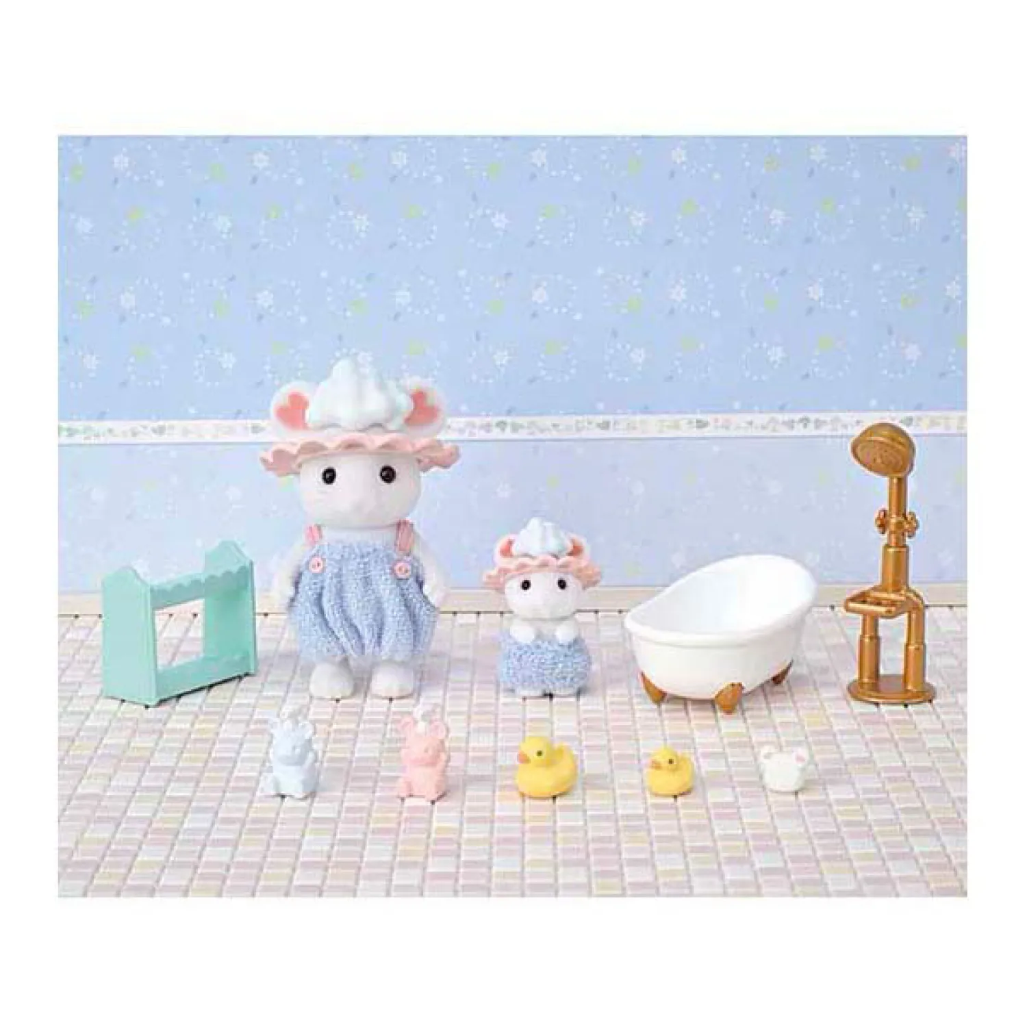 5805 Bubbel Badtijd Broer Zus>Sylvanian Families Clearance
