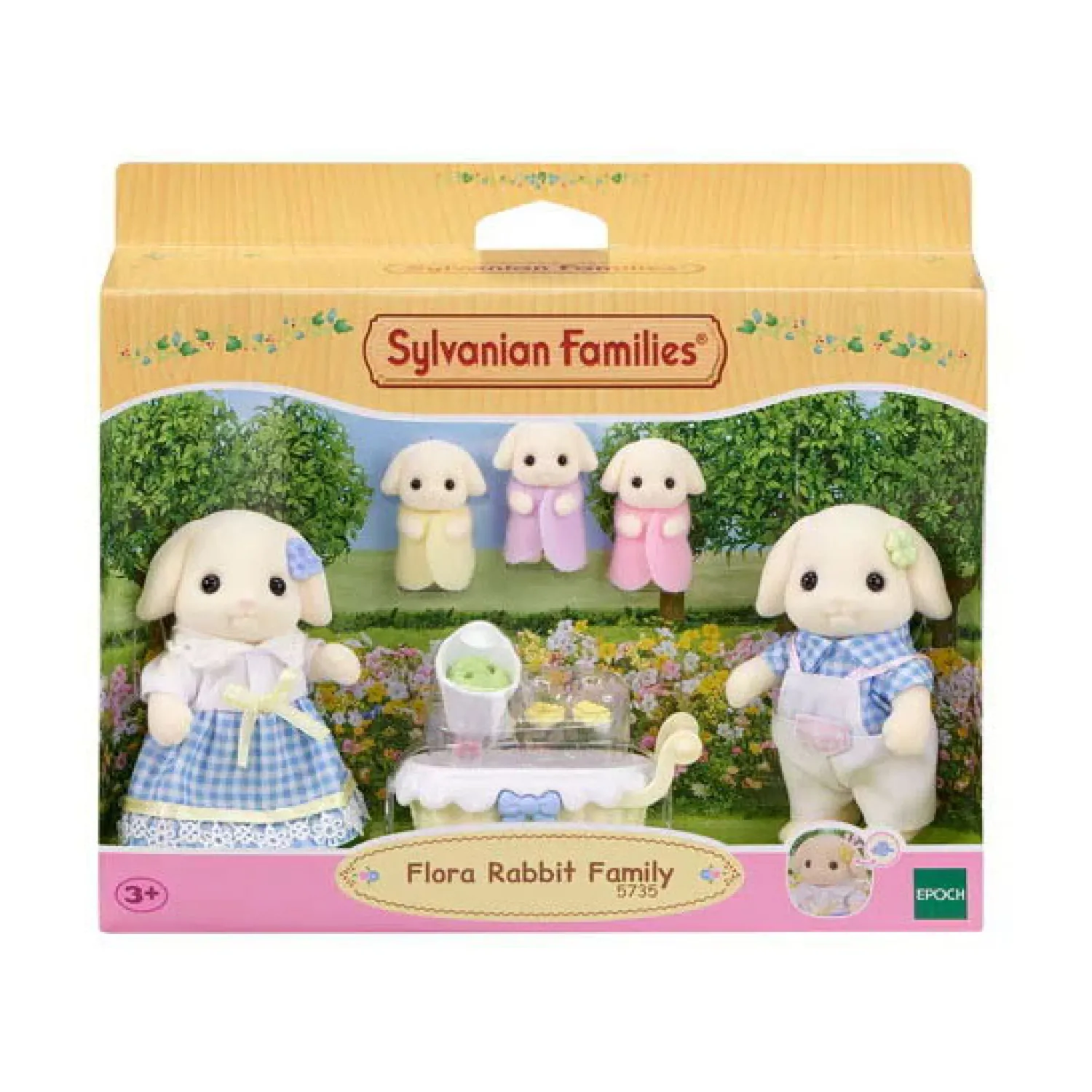 5735 Familie Bloemen Hangoor Konijn>Sylvanian Families Sale