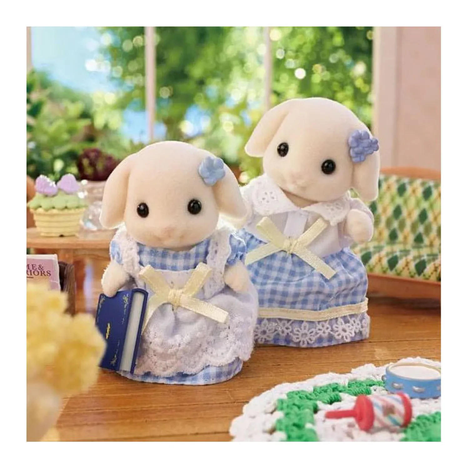 5735 Familie Bloemen Hangoor Konijn>Sylvanian Families Sale
