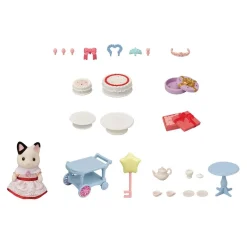 5646 Feest Set - Kat Meisje in Smoking-Sylvanian Families Hot