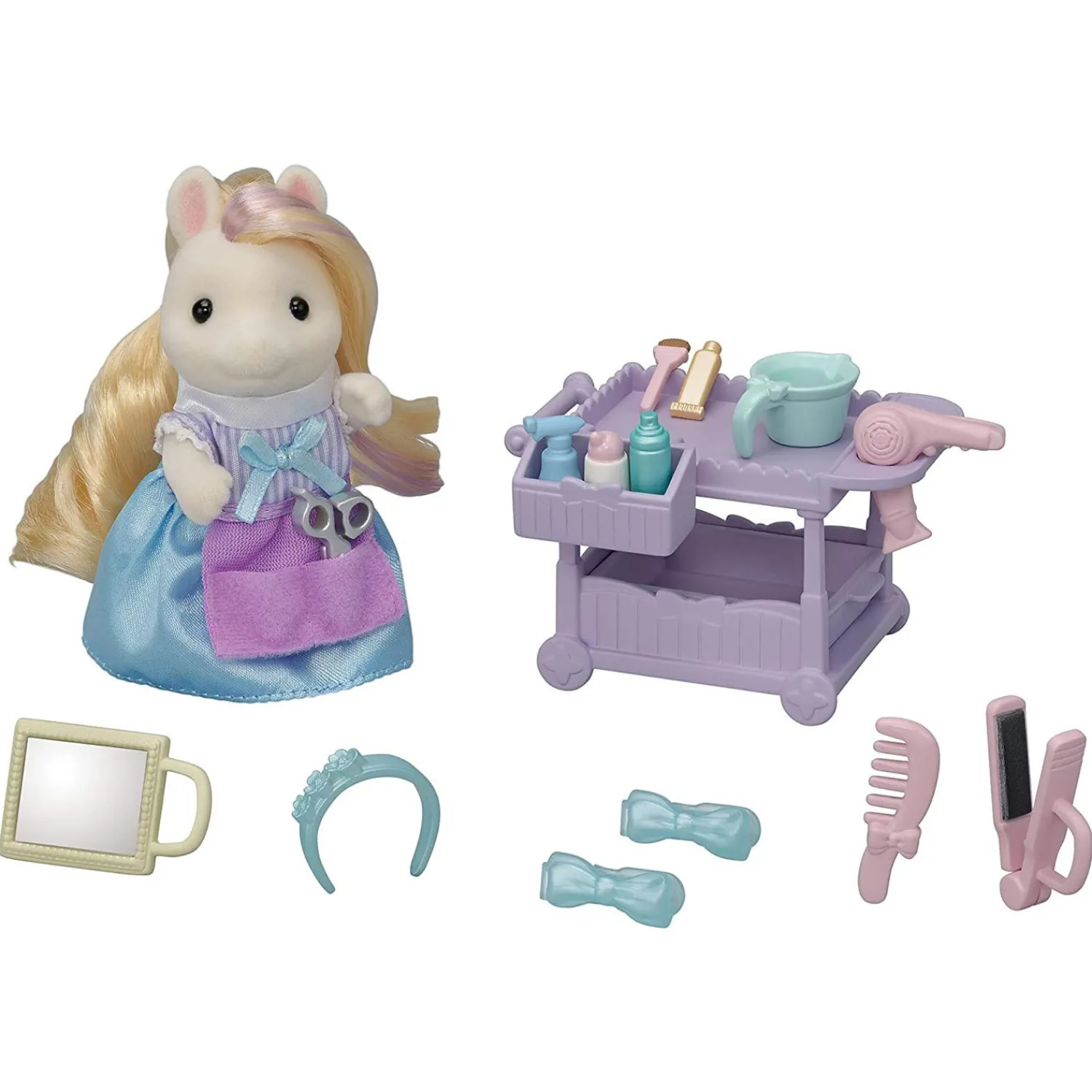 5644 Pony's Kappersset>Sylvanian Families