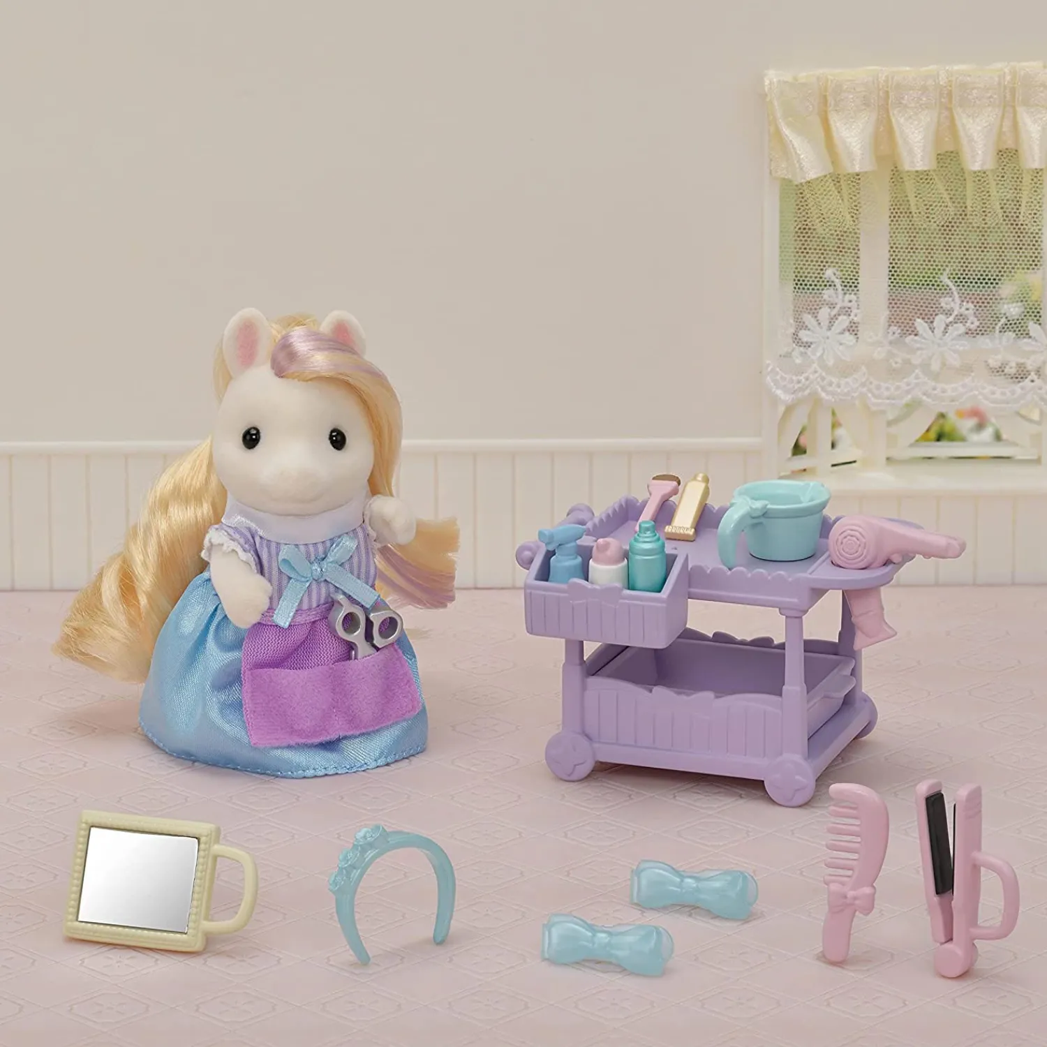 5644 Pony's Kappersset>Sylvanian Families