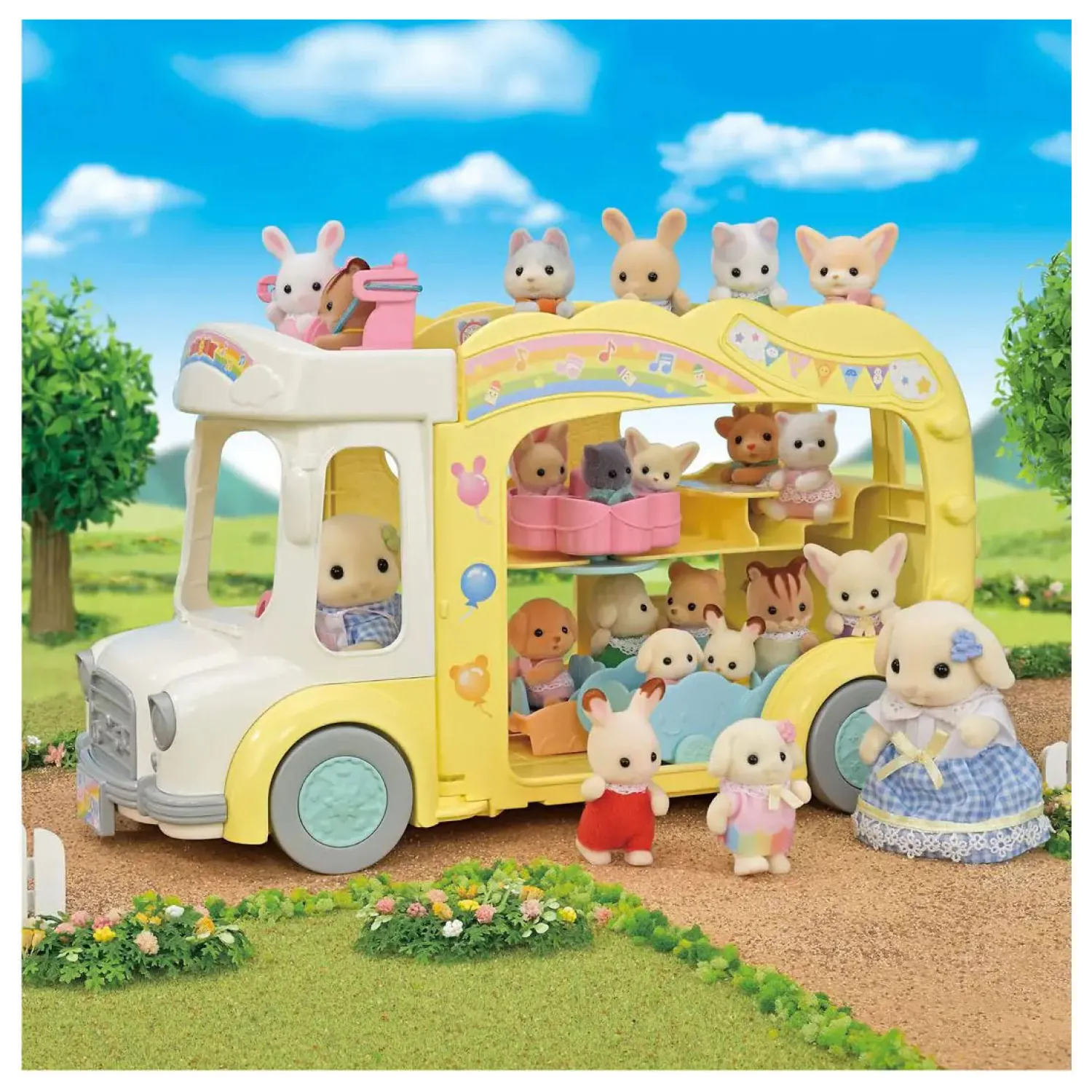 Epoch Sylvanian Families 5744 Regenboog Babybus Best
