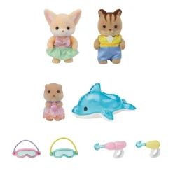 Sylvanian Families 5749 Trio Peutervriendjes - Zwembad Fun Sale