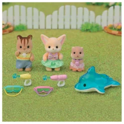 Sylvanian Families 5749 Trio Peutervriendjes - Zwembad Fun Sale