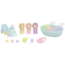 Drieling Baby konijn Badspeelset>Sylvanian Families Clearance
