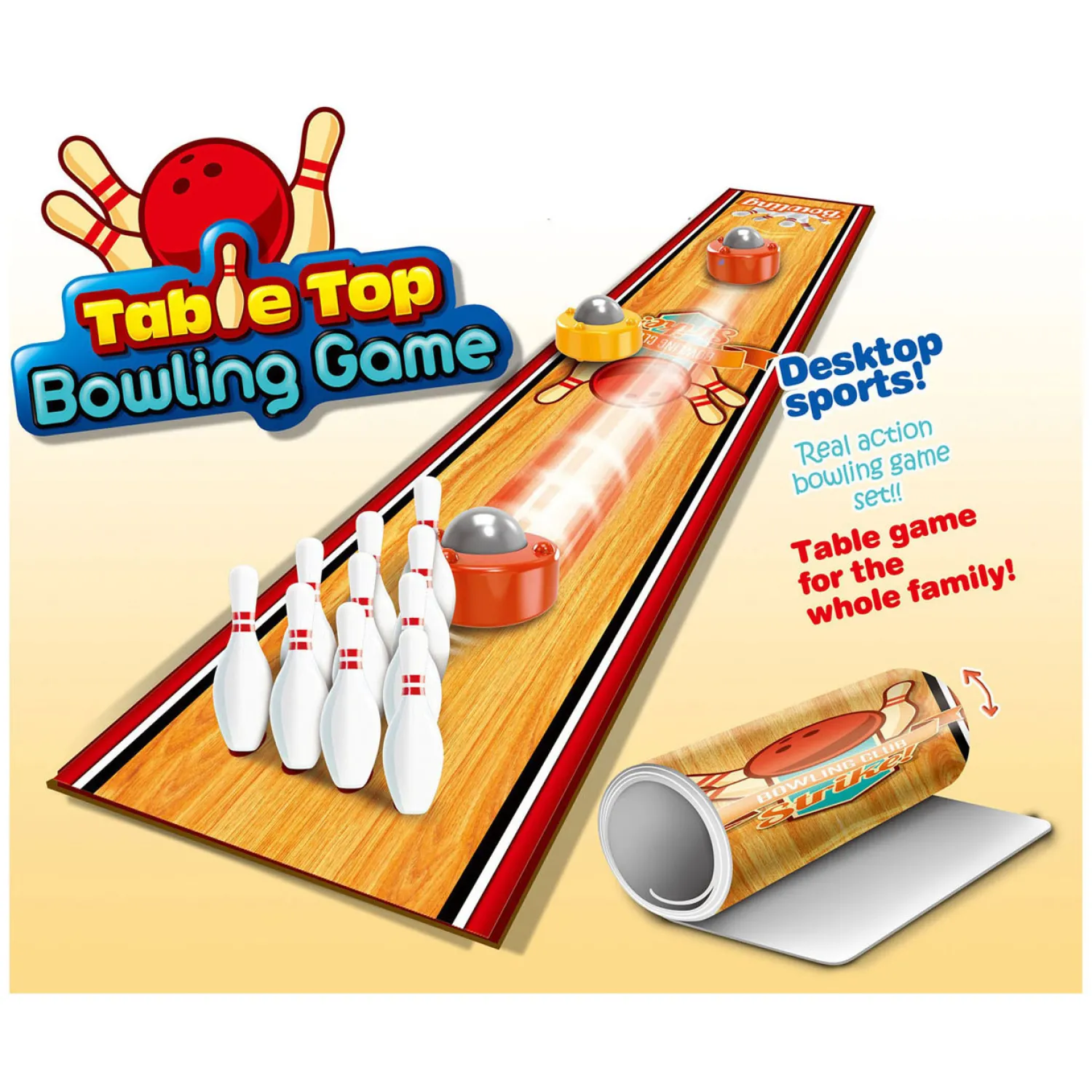 Tafelgame Bowlingmat- Online