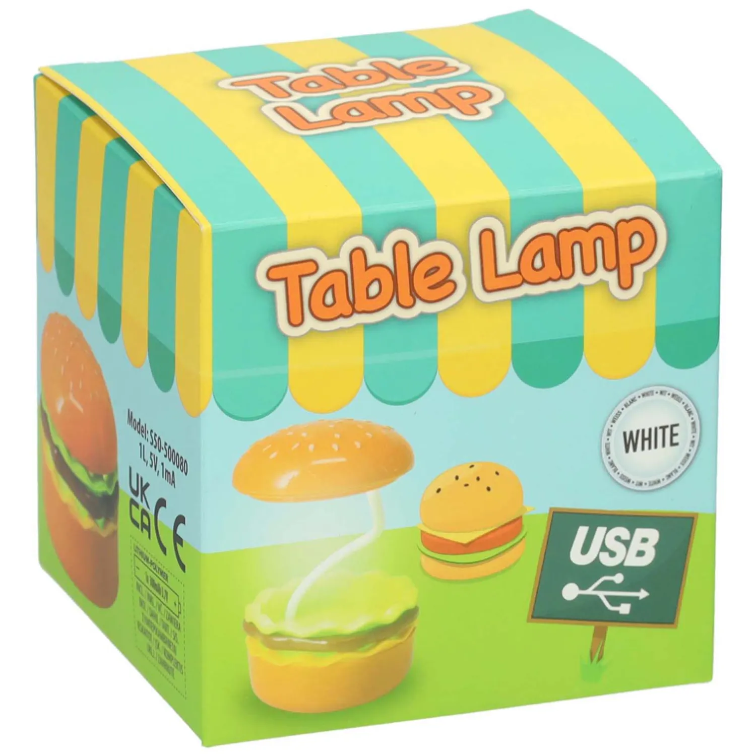 Tafellamp Burger - 7,5x14cm Clearance