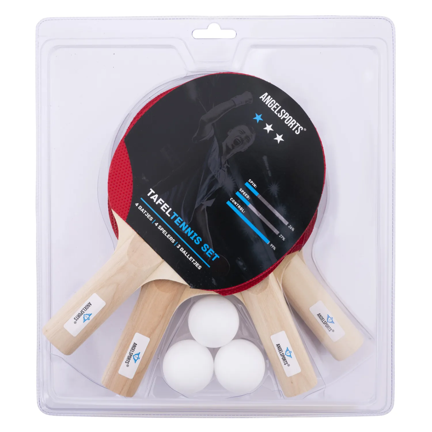 Tafeltennisset 1 Ster, 7dlg. New