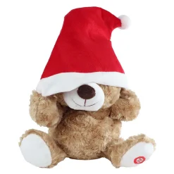 Take Me Home Dansende Beer met Kerstmuts en Muziek New