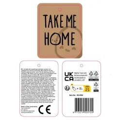 Take Me Home Haas Knuffel Pluche Grijs, 20cm Discount