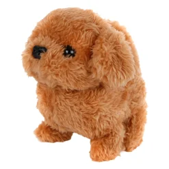 Interactieve Loophond Bruin, 15,5cm-Take Me Home Discount