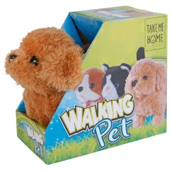 Interactieve Loophond Bruin, 15,5cm-Take Me Home Discount