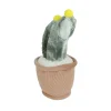 Take Me Home Knuffel Plant Pluche - Lichtbruine Pot Gele Knop Best